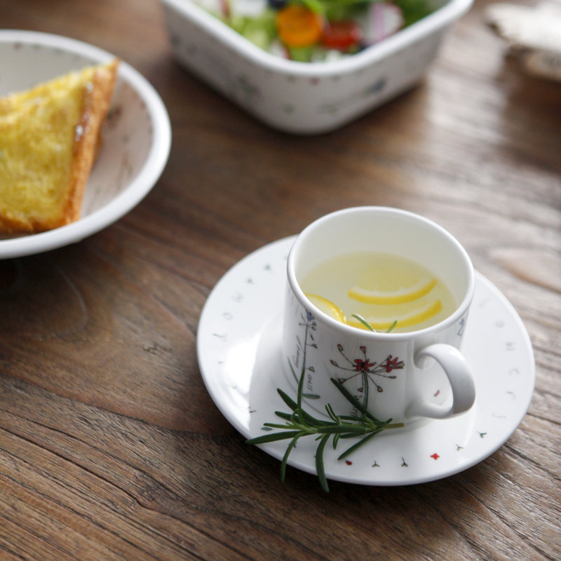 Porcelain Teacup and Saucer