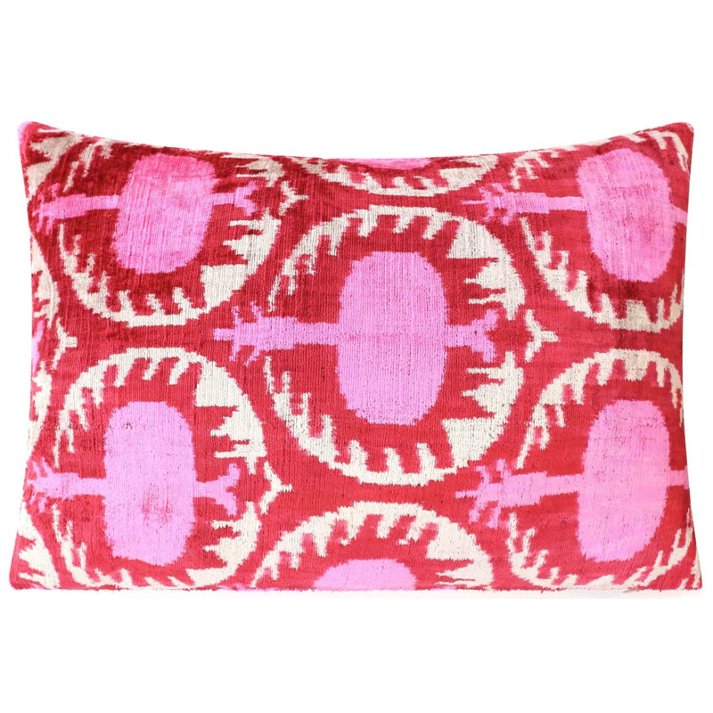Geometric Velvet Throw Pillow