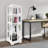 4-Tier Rotating Bookshelf, Floor Standing Rotating Bookcase