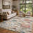 Machine Washable Indoor/Outdoor Chantille ACN2943 Floral Rug-28807727