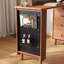 Ensemble coiffeuse rétro en bois massif