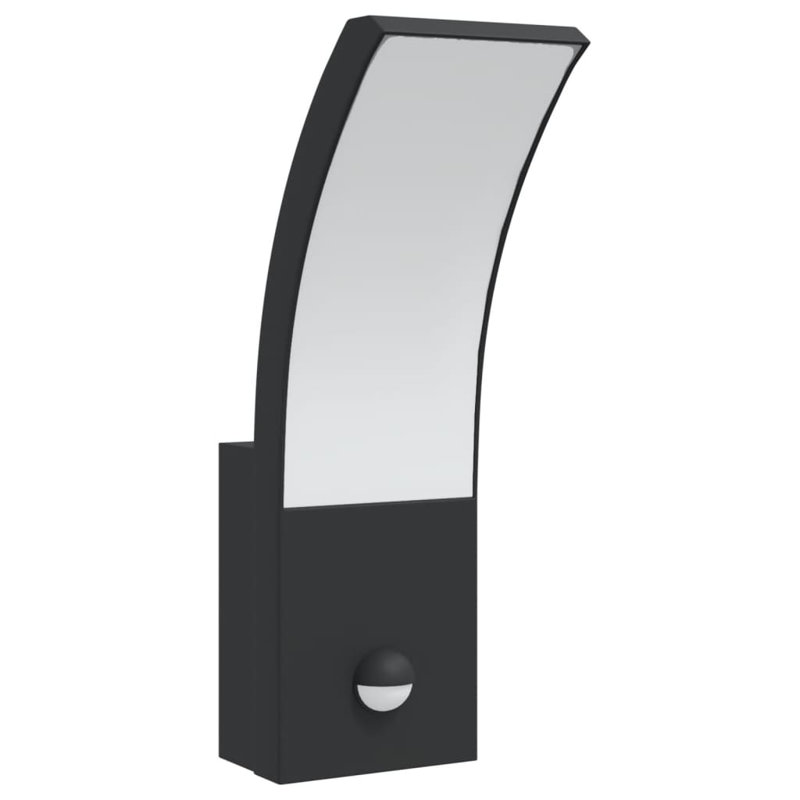 Dashauna Plug-in LED Outdoor Wall Lights, Black