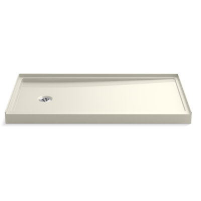 Rely 32" W x 5" D Single Threshold Shower Base with Left-Hand Drain