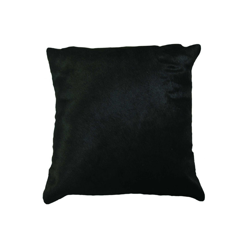 Throw Pillow, Black, 18" H x 18" W