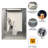 Ayo Solid Wood Flat Wall Mirror