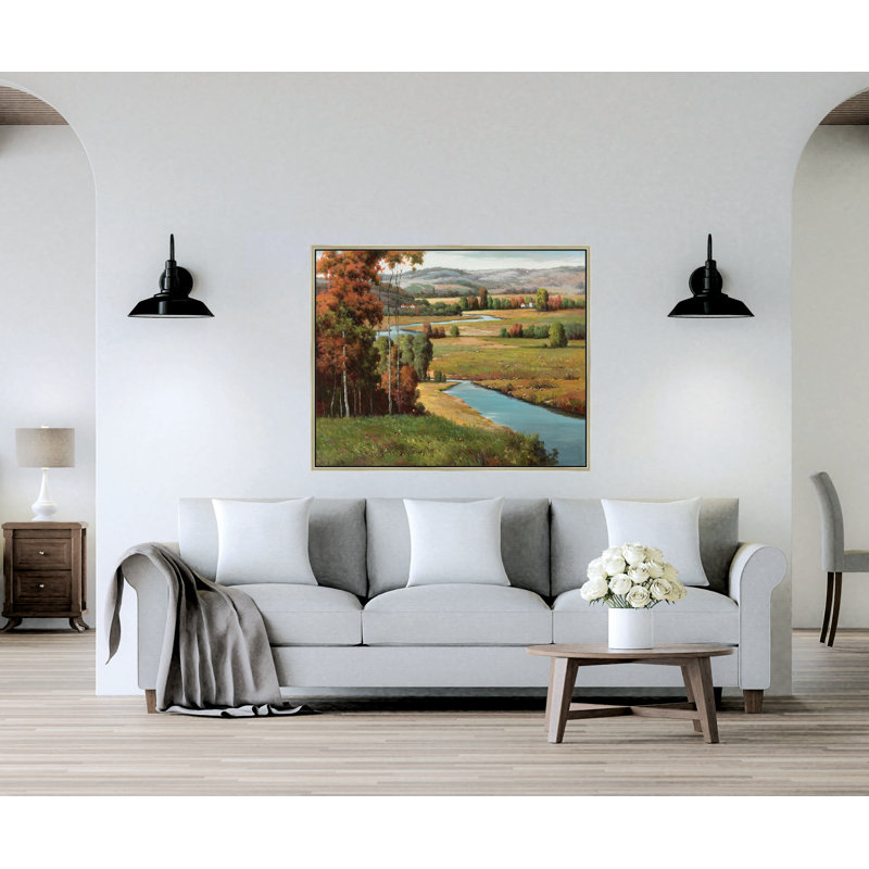 Beyond The River Painting, Champagne