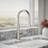 Tone™ Touchless Pull-Down Kitchen Sink Faucet with Voice Activation and Three-Function Sprayhead-55233954