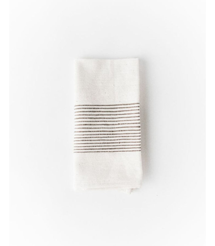 Riviera Cotton Napkins - Set of 4, Gray