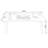 Solid Wood Stainless Steel Writing Desk-1404169423