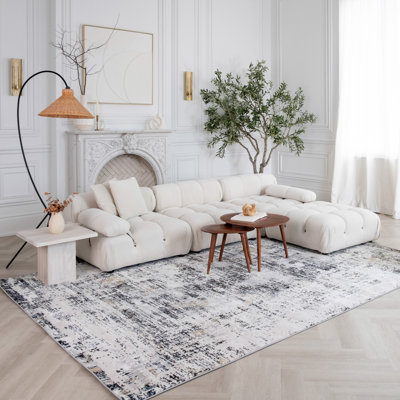 Tapis d'intérieur à motif de tapis Romina