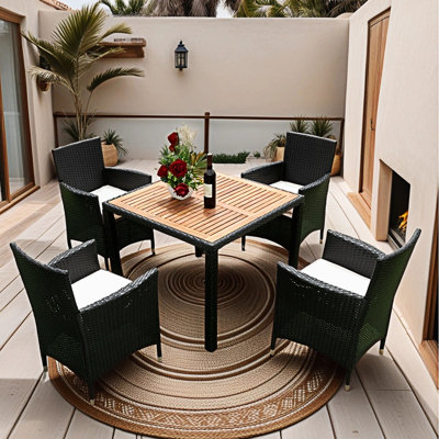 Ensemble repas 5 pièces pour patio