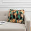 Fancy Feather Animal Print Reversible Throw Pillow-1213528065