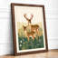 Deer and Fawn Mid-Century - Framed Print-1554169896-1554170839