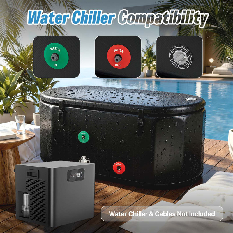 Premium Inflatable Ice Plunge Tub Portable Cold Water Tub for Outdoor and Camping