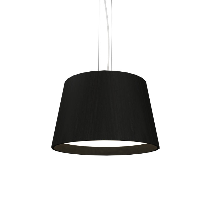 Cônico 3 - Light LED Pendant, Charcoal, Charcoal