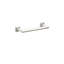 Emtek Modern Tubular Brass Towel Bar w/ Step Square Rosette-886224465-886224468