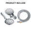Pomme de douche double à 4 jets Couple 4,7 po avec motif de jet 2 en 1-88904856