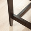 Bureau en L avec surface durable, finition brune