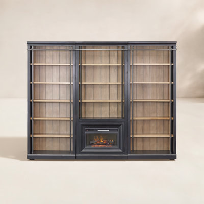 Frye Bookcase Electric Fireplace