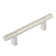 Emtek Select Cabinet Pull 4" C-C, Rectangular Bar Stem, Knurled Bar