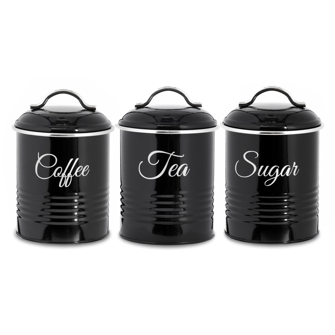 Metal Jar - Set of 3