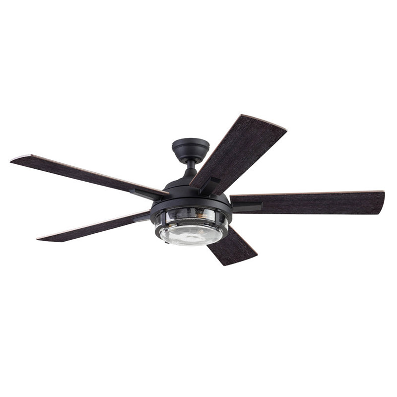 Freyr 52" Indoor and Outdoor Ceiling Fan with LED Light
