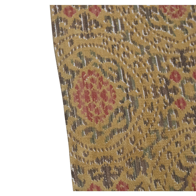 Flatweave Wool Ikat Area Rug