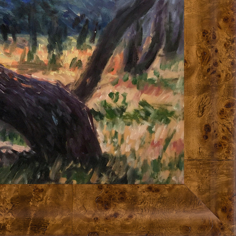 «Olive Trees (Study)» par Claude Monet, reproduction d'art sur toile encadrée, H 29,75 po x l 25,75 po x P 2 po