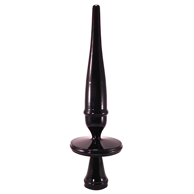 Fleuron de toit Gard Provence, Noir lustré, H 48 po x l 15,5 po x P 15,5 po