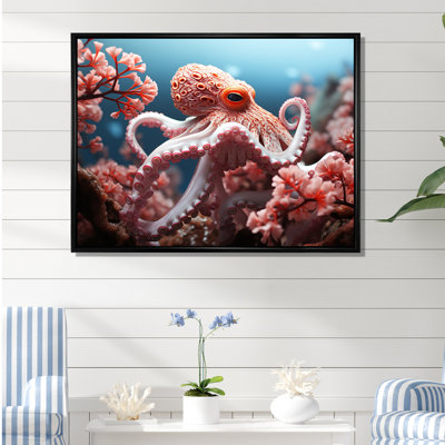 " Pink Octopus Garden Of Tranquility "