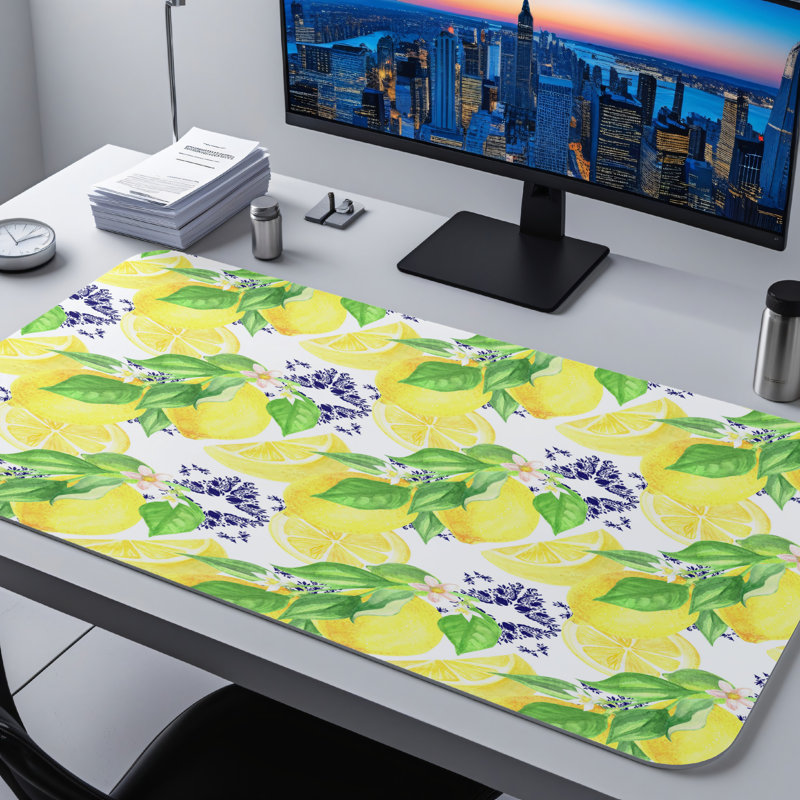 Polyester Desk Pad, 31.5x15.5
