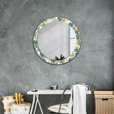Huldar Glass Flat Wall Mirror