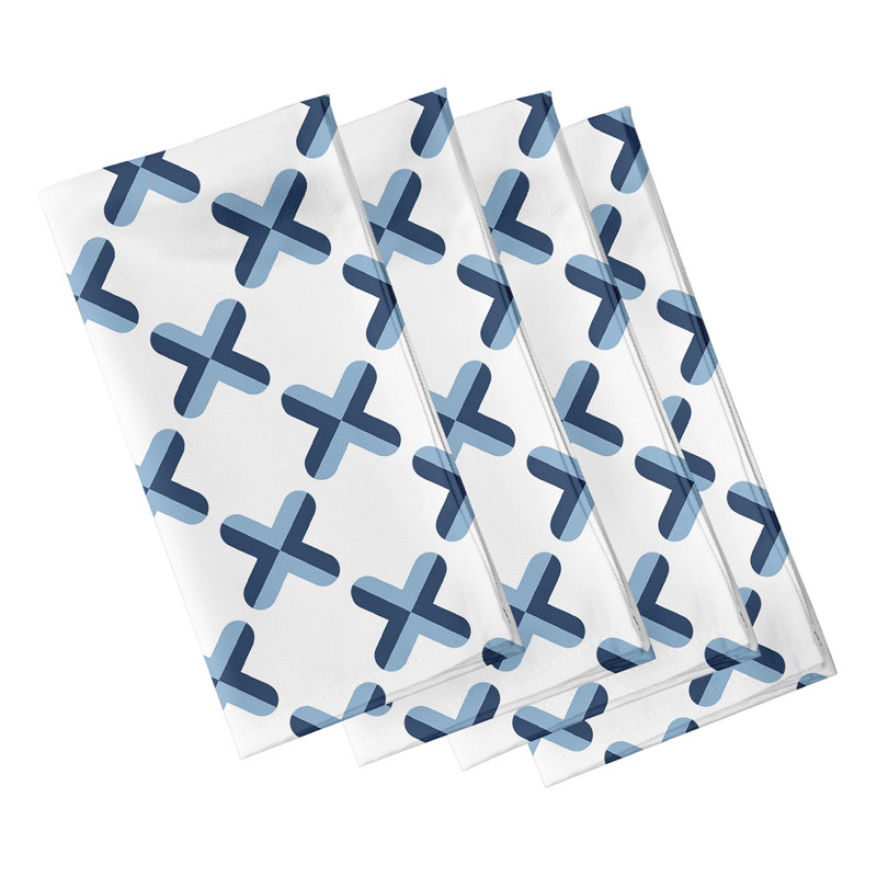 Serviette 4 pièces Ferrier, Bleu