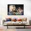 Sleeping Girl with Rabbits 1 Piece Wrapped Canvas Wall Art-650520597