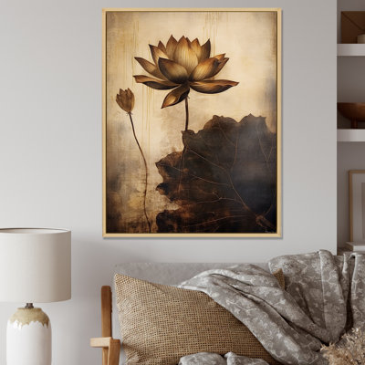 " Rustic Lotus Serenity "