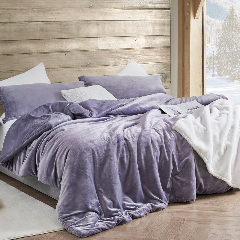 Original Plush - Coma Inducer® Oversized Comforter, Purple, Twin Comforter + 2 Standard Shams