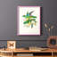 «Lime & Cerulean Parrots II», reproduction encadrée - bois massif-934413500-934413499