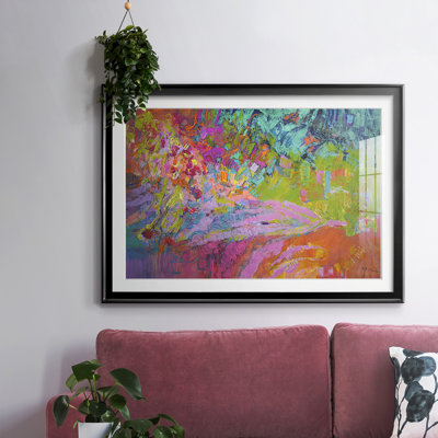 Impression passionnée encadrée Diva avec verre biseauté mat et passion