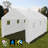 Hercules 10ft 8in x 20ft Steel Frame Enclosed Canopy Garage