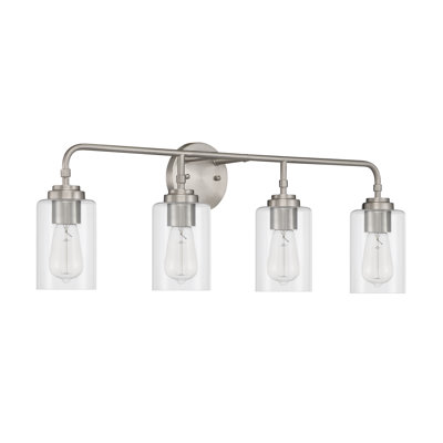 Éclairage pour meuble-lavabo à 4 lumières Juleisy