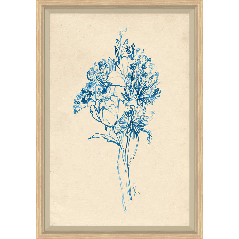Cerulean Bloom III - reproduction de cadre photo simple