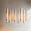 12W Dia 5CM * L30CM 3000k Tube Luminaires suspendus modernes Spot pour îlot à manger Salon Bar Comptoir Boutique Plafonnier Lampe