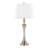 Flint 30" Contemporary Metal Table Lamp With Textured Slub Linen Shade And Built-In Usb Port From Grandview Gallery - Set Of 2-1354766939-1354766937