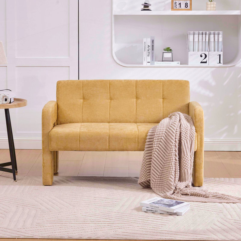 Fauteuil double Nordic, Jaune