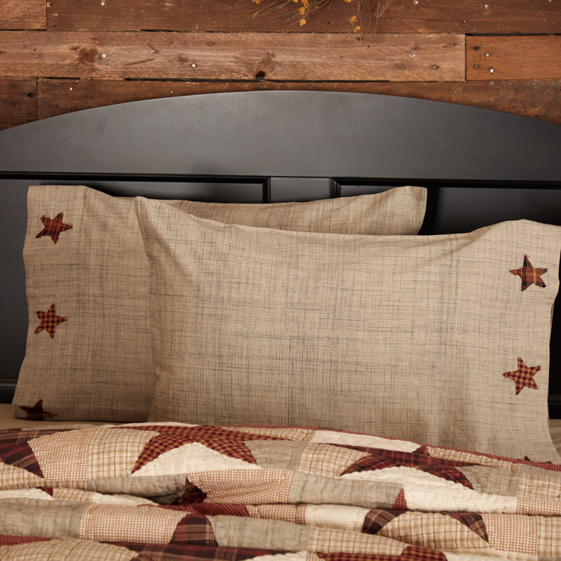 Abilene Star 100% Cotton Pillowcase, Queen