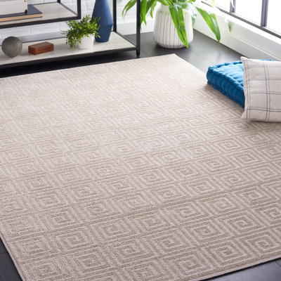 Motif et tapis uni 412 beige