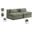 Causeuse modulaire en tissu Eilene Chenille-112472597-113470844