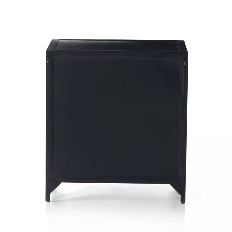Belmont 3 - Drawer Nightstand in Black