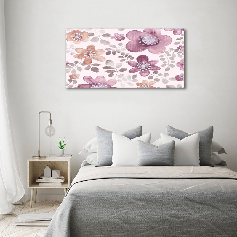 Floral Pattern - Wrapped Canvas Print
