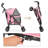 4 Wheel Folding Pet Stroller, Foldable Dog Jogger Stroller with Adjustable Canopy and Mesh Window-107312775